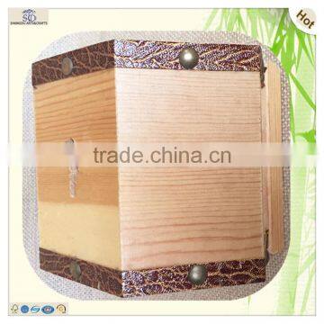 Luxury Highend Tableware Antique Wooden Money Bank Box photo-4