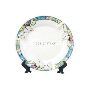 8" sublimation ceramic plate with colourful pattern strawberry