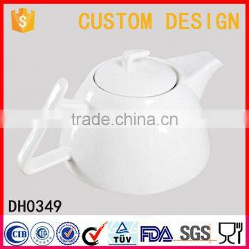 Custom Logo Pure White Ceramic White Kettle Ceramic Pitcher Water Pitcher Water Kettle photo-2