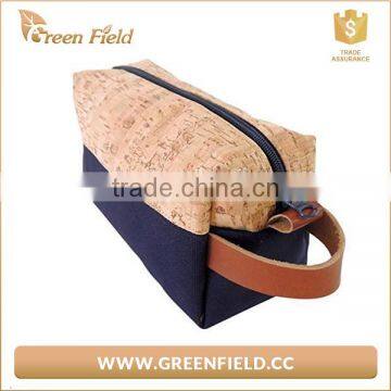 Cork Travel Zip Top Cosmetic Bag,Makeup Bag, Pencil Pouch photo-2