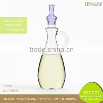 Wholesale Borosilicate Special Fancy Glass Wine Bottles