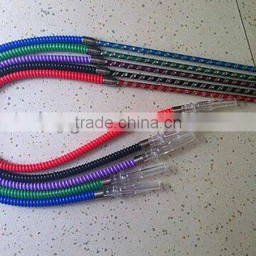 Aluminum Hookah Pipe Silicon Accessories Shisha Hose