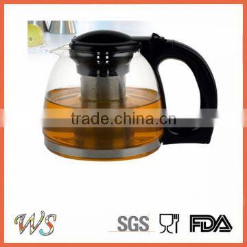 High quality clear promotional borosilicate glass arabic tea pots