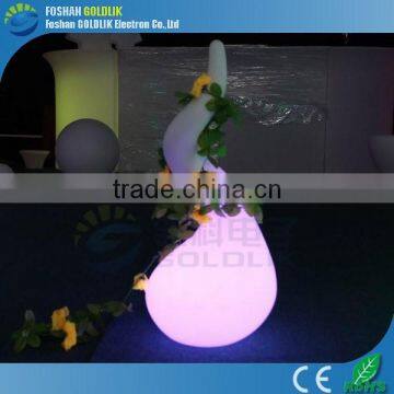 GLACS Control RGB Color Rechargeable Plastic Floor Lamp With LED Light photo-4