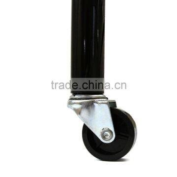 MonsterShop 5ft Clothes Rail Garment Display Rack, Black, 150cm x 150cm x 45cm photo-4