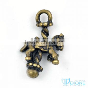 Antique bronze small metal charms hot sell animal metal charms