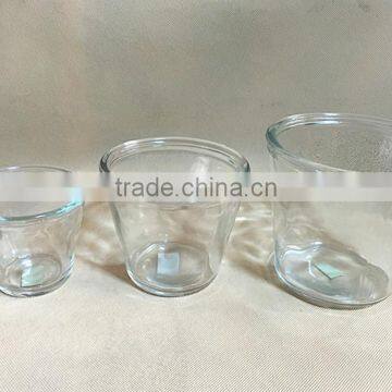 Wholesale Glass Watering Pot Flowerpot for Office Home Garden Decor photo-3