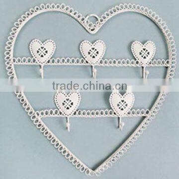 Heart Shape Wall Iron Hookers