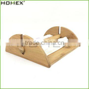 Bamboo Paper Napkin Holder With Removable Bar Homex BSCI/Factory photo-4