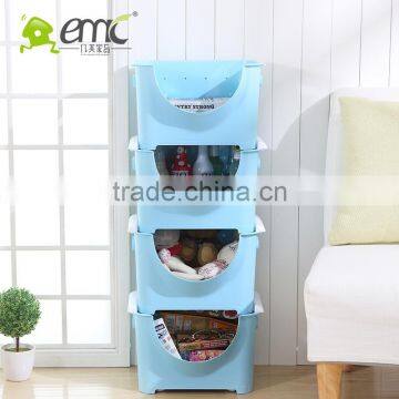 Stacking Baskets, Plastic Stacking Baskets, Plastic Handle Stacking Baskets photo-2