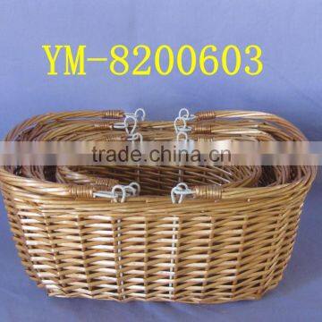 Handmade High Quality Willow Gift/Food/Fruit/Flower Baskets