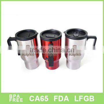 Stainless steel heat electric mug