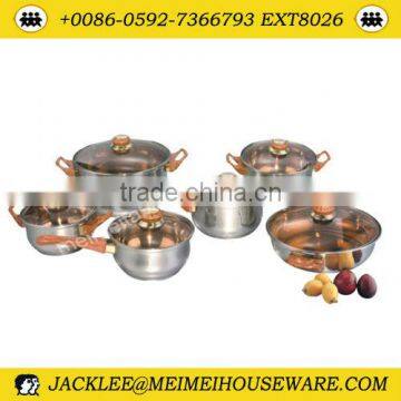 12pcs stainless steel cookware sets