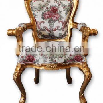MD-1400-01 Antique hand-carved furniture single chair
