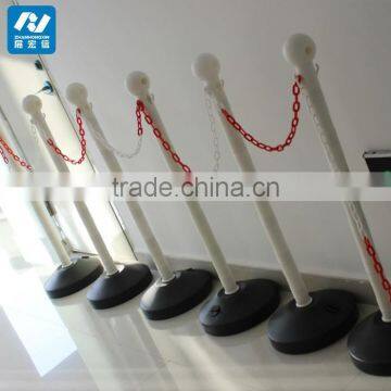 plastic stanchion barrier/chain fence posts