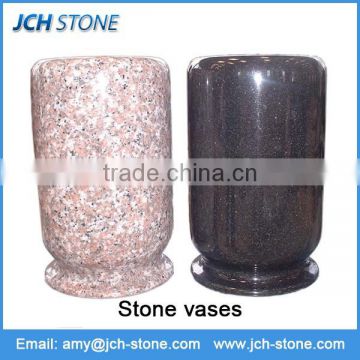 Granite chinese vase for tombstone price