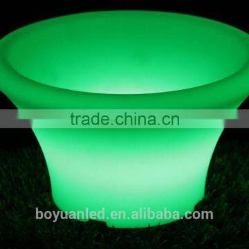 Lighting LED Plastic Flower Pot,rechargeable LED Planter photo-4