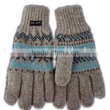 winter jacquard knit glove