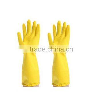 Yellow Latex Household Gloves photo-2