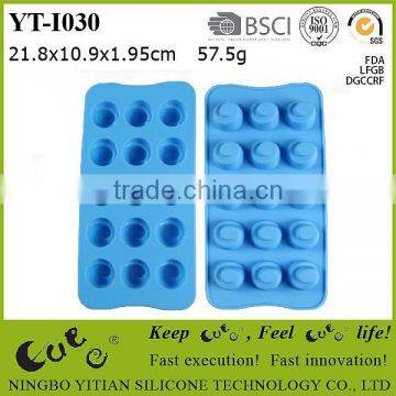 Multi-holes Silicone Chocolate Mold/ Ice Cube Tray