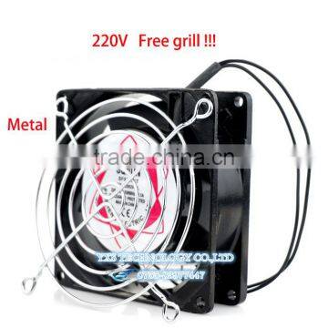 90x90x25mm 220V AC 0.1A 15 / 17W SF9225AT 2092HBL Axial Cooling Fan with Grill Free!!