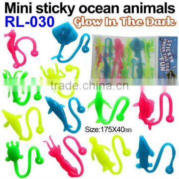 Mini sticky ocean animals toy for children