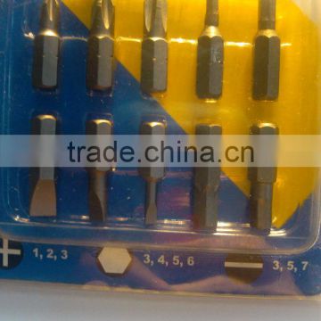 Screwdriver bits set