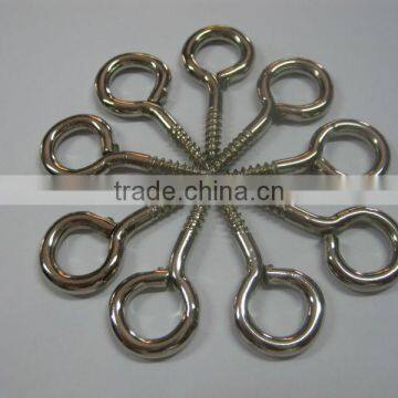 Round Head Nickelplated Eye Screw with Factory Price