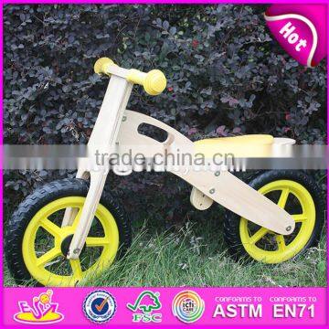 Best design no pedal wooden balance bicycle for kids W16C179-S