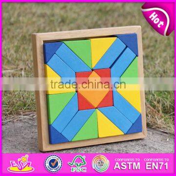 High Quality Educational Kids Building Toys Wooden Play Blocks W13A055 photo-3