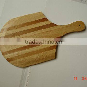 wooden cutting board with two tone