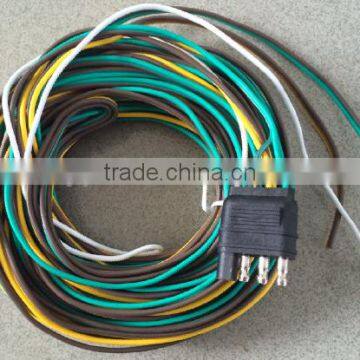 S30071 25' TRAILER LIGHT WIRE HARNESS 4 WAY FLAT UTILITY BOAT TRAILER CAMPER
