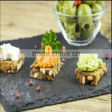 China supplier new design beautiful slate cheese plate