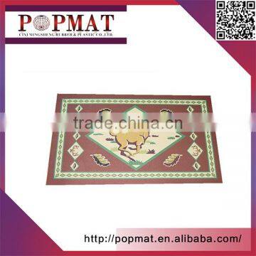 2017 New Product Waterproof Cotton-imitated Velvet Rubber Floor Mat photo-4