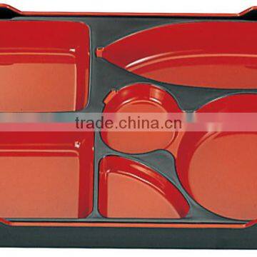 Rectangular Shokado Bento Lunch Box ABS Japanese Plastic Lunch Box Sakura photo-3