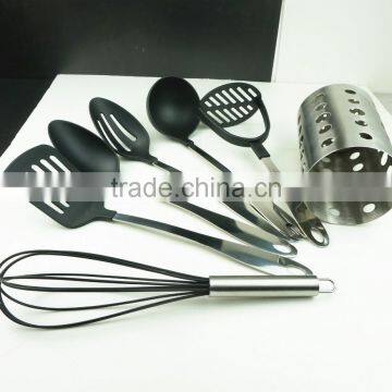 32017 7PCS NYLON KITCHEN TOOLS WITH S/S STAND photo-4