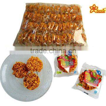 Spicy taste instant noodle fry snacks