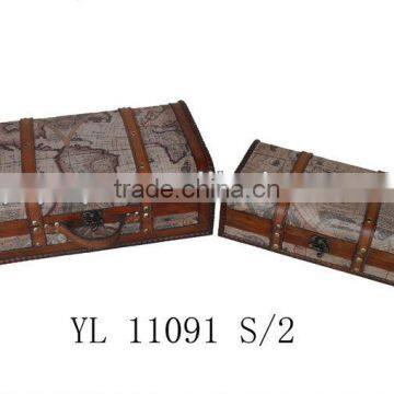 Antique Wood Storage Box YL11091