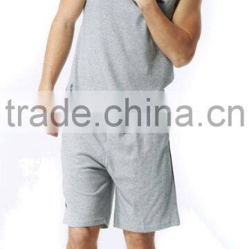 The gym basketball jersey uniform design loose quick-drying breathable running sportswear mens plian tracksuit