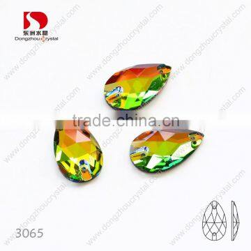 Flat Back VM001 Color Crystal Stones,with Holes Sewing on Crystals/rhinestone for Beautiful Ornament photo-2