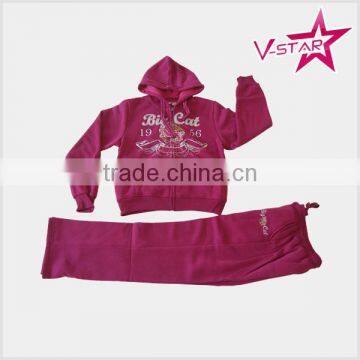 Ladies new style fleece tracksuit