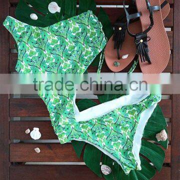 Ladies Fashion Big Cut Out One-piece Swimwear photo-3