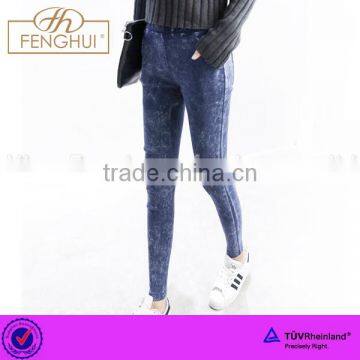 2015 autumn winters imitation cowboy bound feet leggings