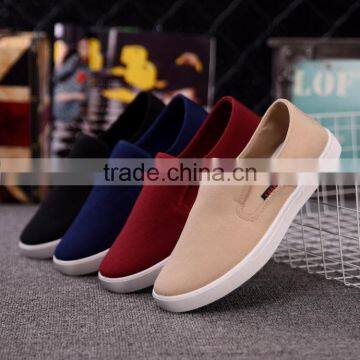 Fashion Design Latest New Model Slip-on Canvas Men Shoes