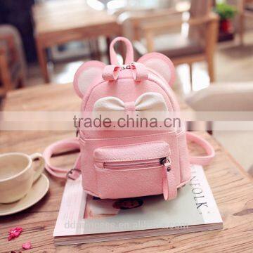 2017 Fashion Angel Kiss Bags Pink Blue PU Shoulder Bag for Girls photo-2