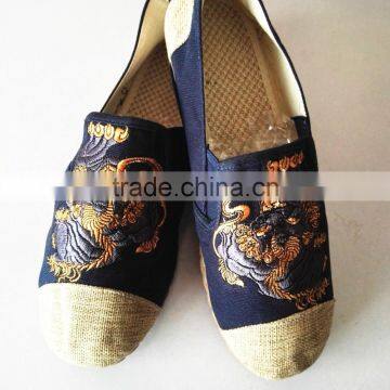 cotton linen handmade chinese embroidered shoes