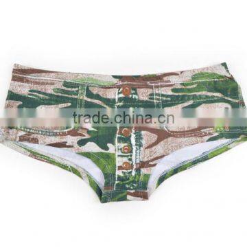 2017 OEM Manufacture 3D Print 95%COtton 5%Lycra Customized Your Own Brand Logo Elastic Band Sexy Women String Thongs Underwear photo-4