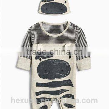 Child Baby Boy Romper With Hat Baby Clothes Wholesale photo-3