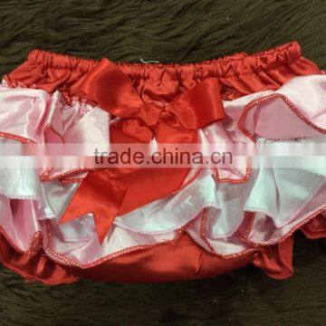 RANDOM DELIVERY ONLY Baby Girls Satin Bloomers Infant Bloomers Baby Bloomers Baby Shorts Girls Satin Diaper Cover photo-3