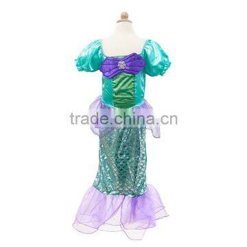 2016 Instyles Girl's Mermaid Ariel Fairytale Princess Fancy Dress Costume Kids Child